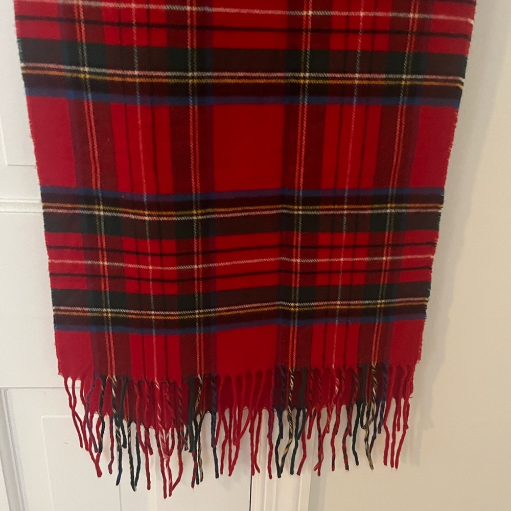 Red Plaid Scarf